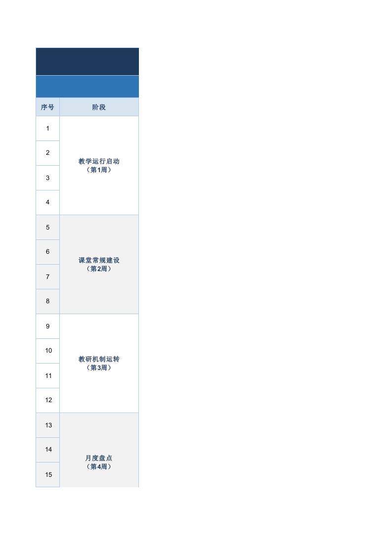 教导处2026春季学期教学活动安排表（3-7月）-教务资料网